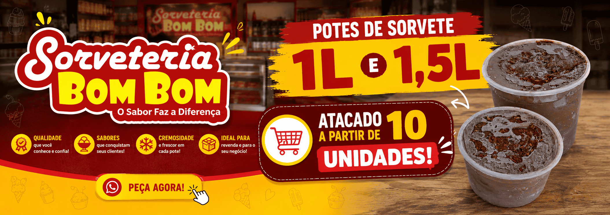 Sorvete em Atacado