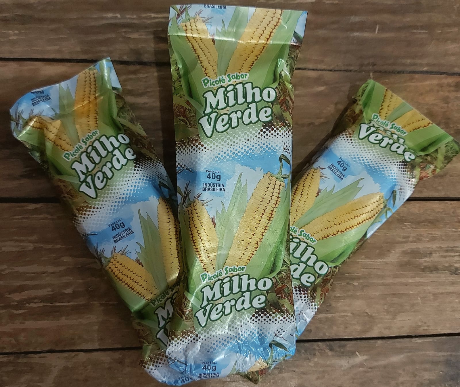 Picolé Sabor Milho Verde