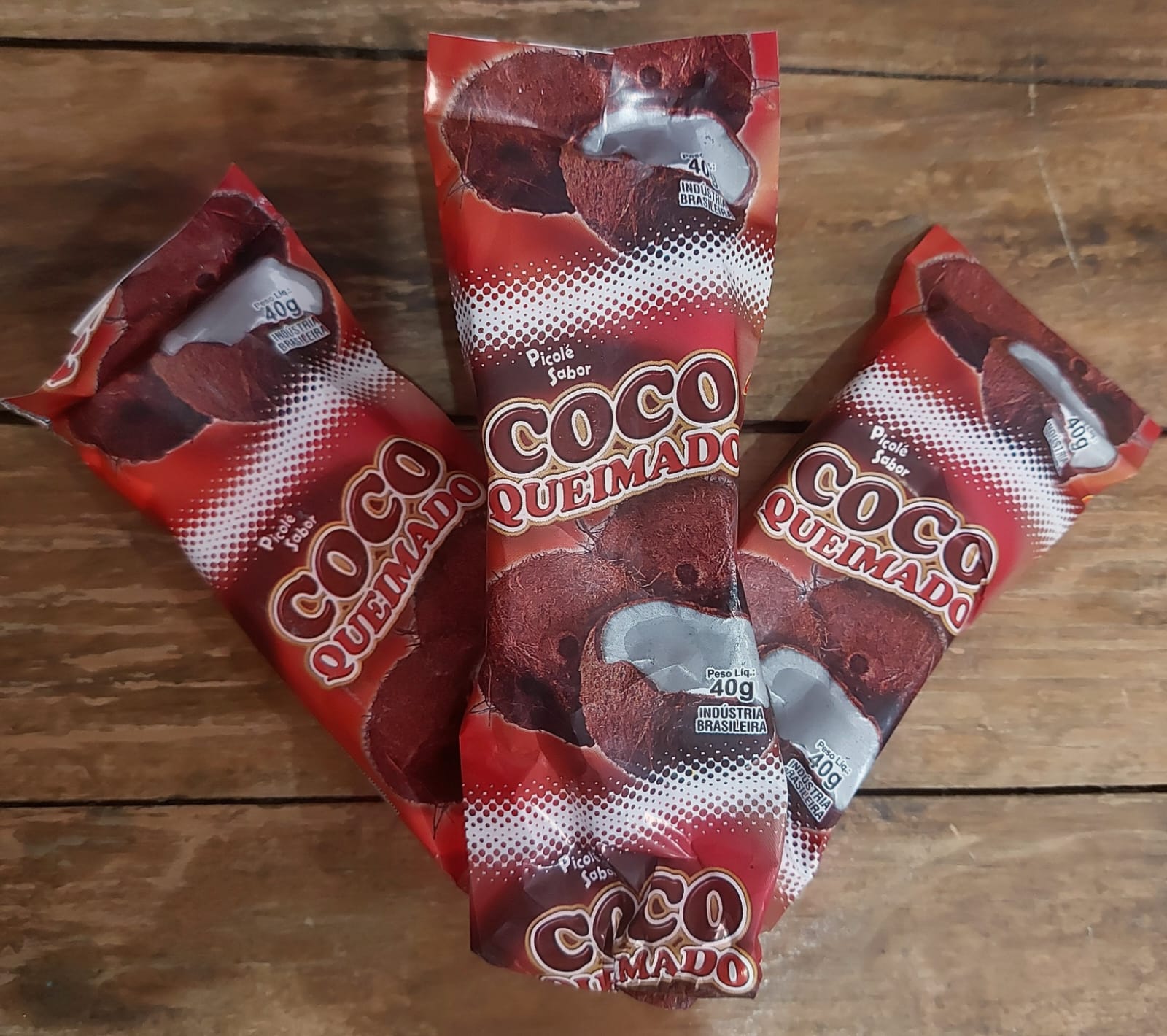 Picolé Sabor Coco Queimado