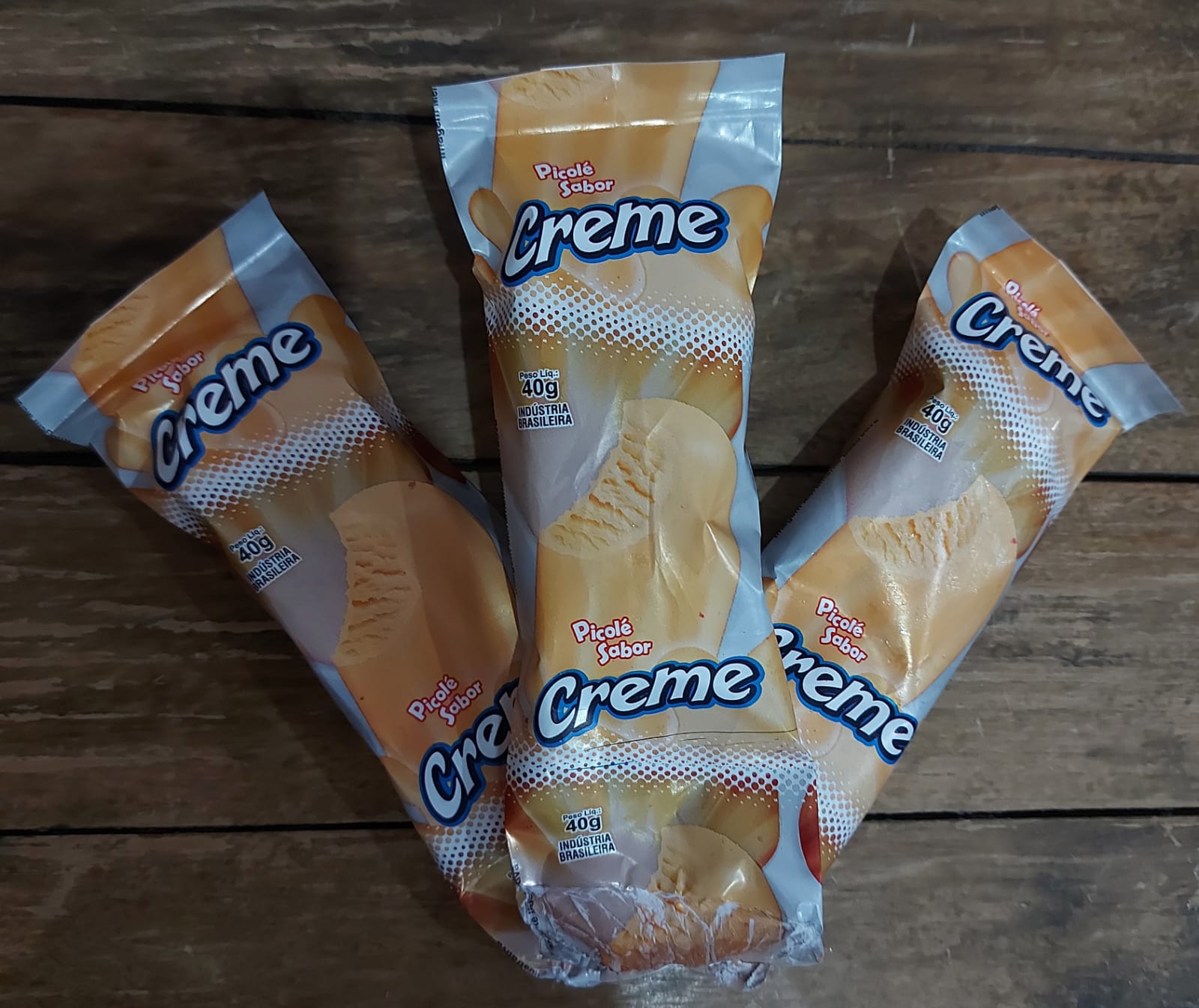 Picolé Sabor Creme