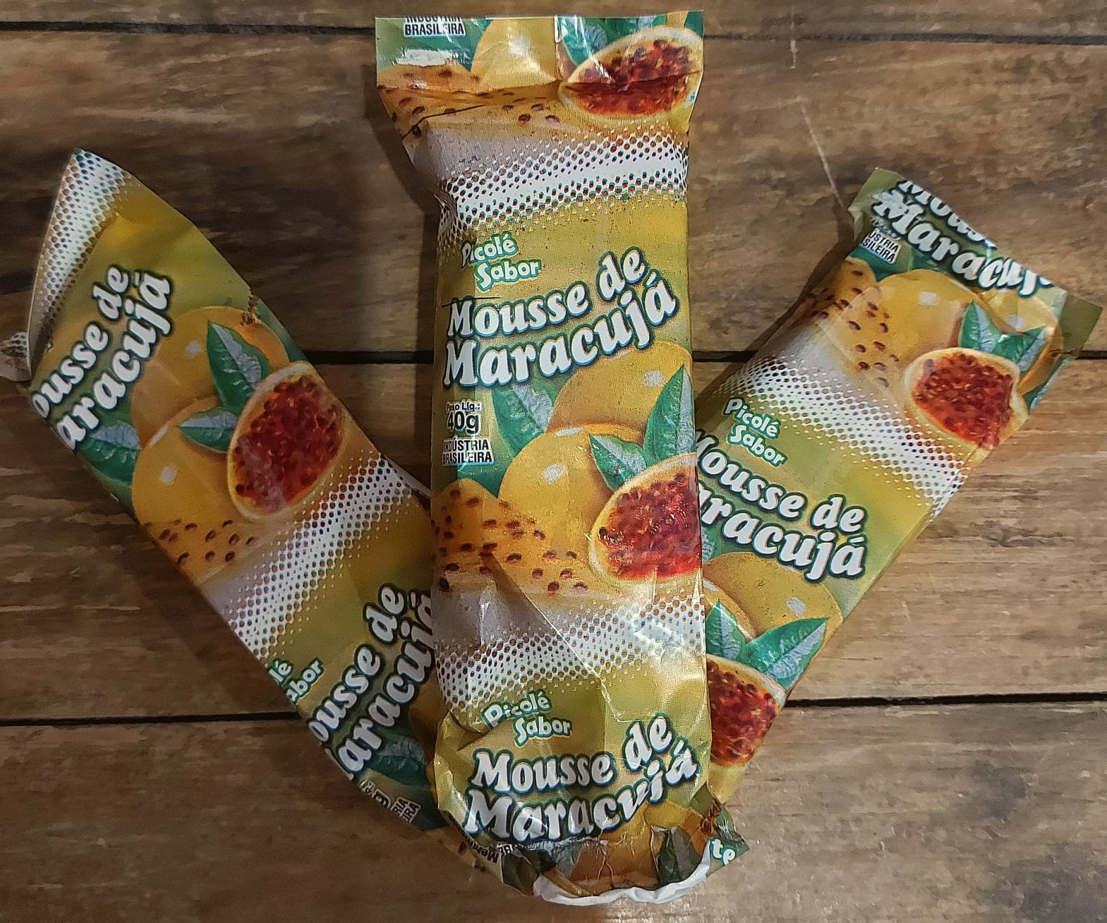 Picolé Sabor Mousse de Maracujá