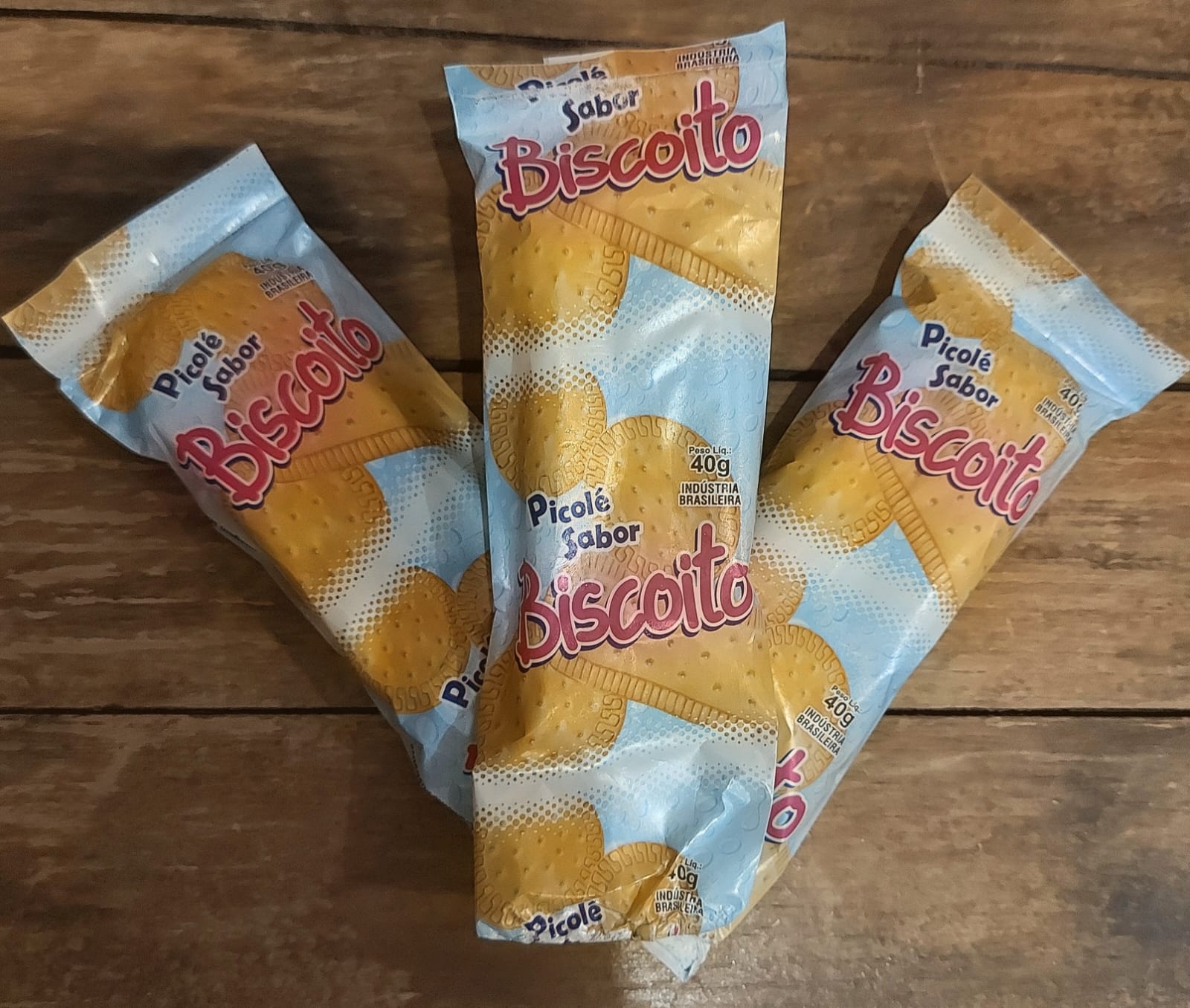 Picolé Sabor Biscoito