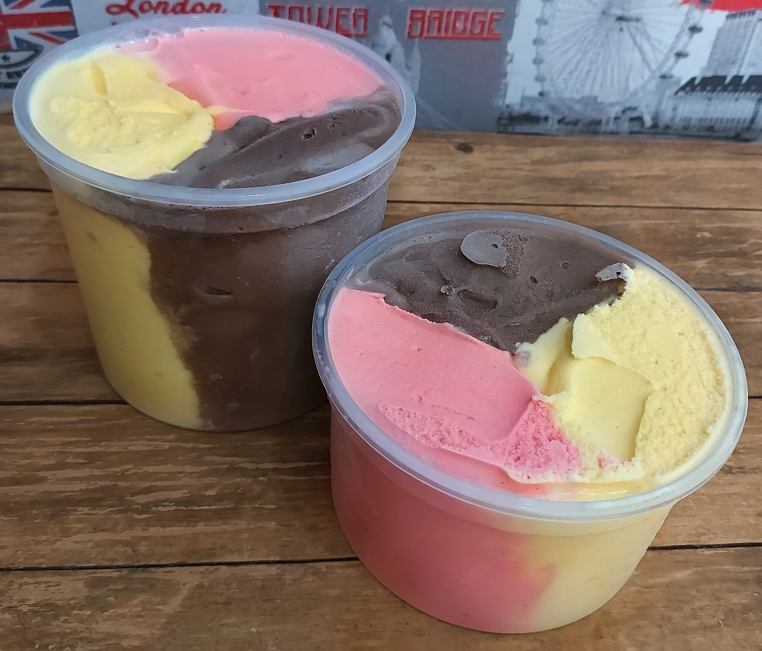 Sorvete 1L Sabor Napolitano
