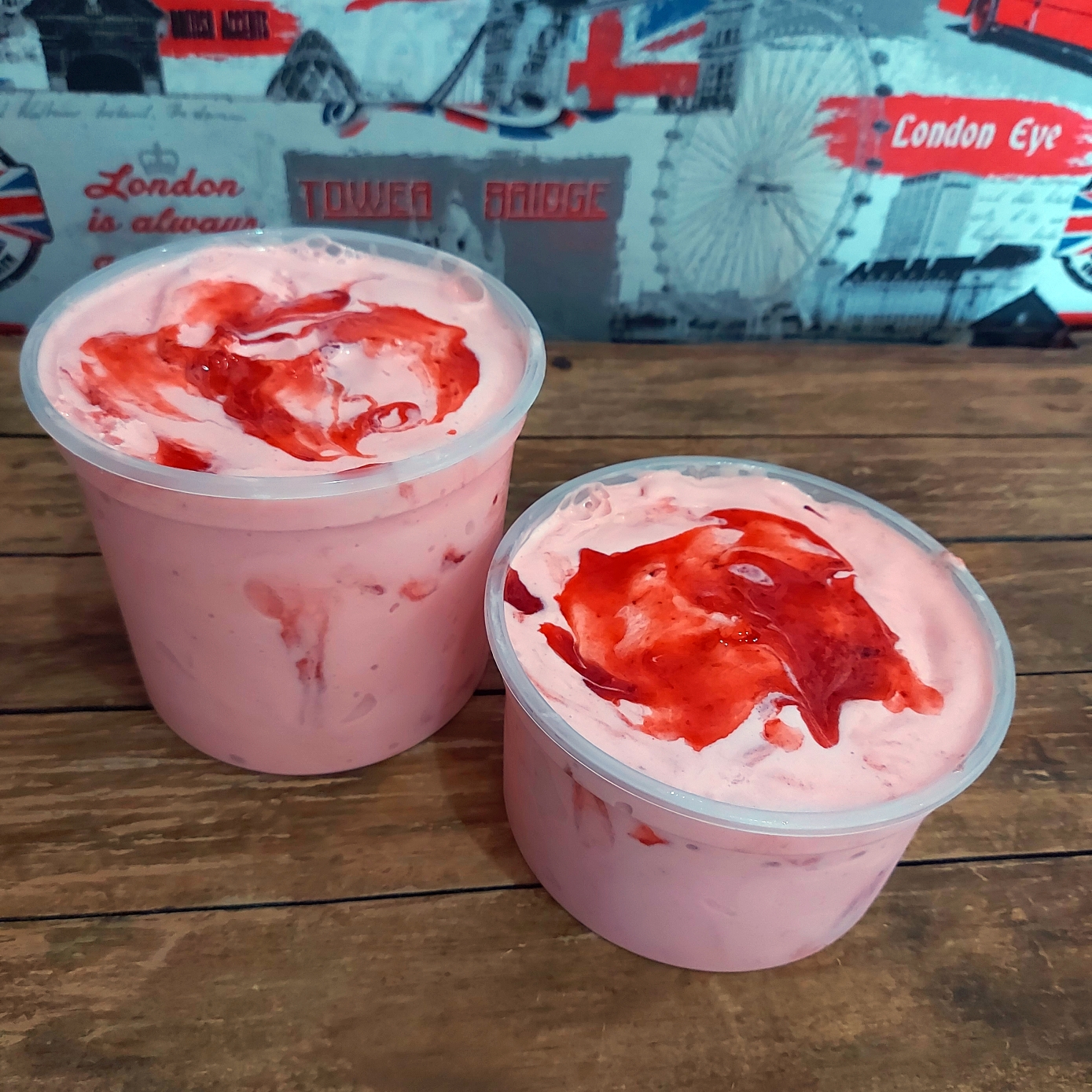 Sorvete 1,5L Sabor Morango Fragola