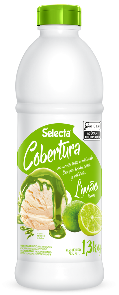 Cobertura Selecta Limão 1,3Kg